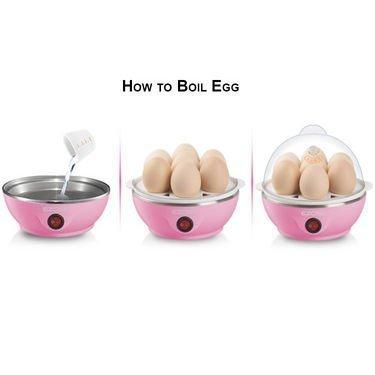 Egg Boiler-7 Egg Electric Boiler For Steaming, Cooking, Boiling and Frying