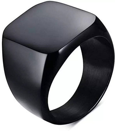 Black Square Vintage Ring