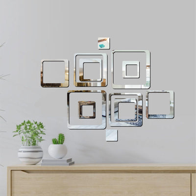 3D Acrylic Mirror Wall Sticker Decoration