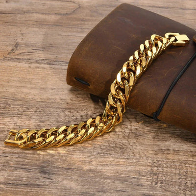 Gold Cuban Bracelet for Men