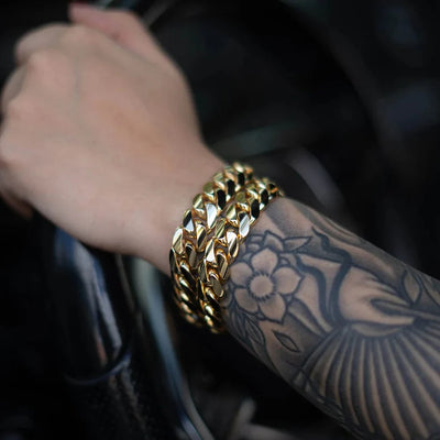 Gold Cuban Bracelet for Men